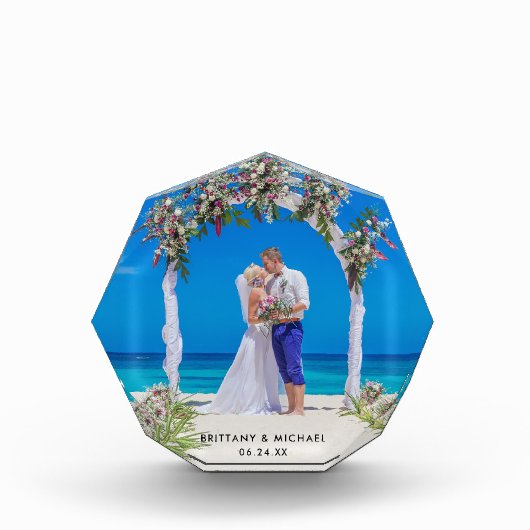 Élégant Mariage Photo Mariée Salle Bloc photo (Devant)