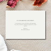 Elégant Mariage Photo Merci Cartes