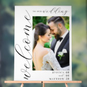 Elégant Mariage photo moderne Bienvenue (Neutre)