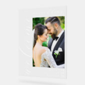 Elégant Mariage photo moderne Bienvenue (Angle)