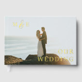 Élégant Mariage photo Monogram Foil (Recto)