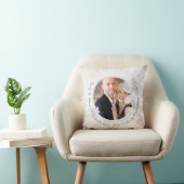 Élégant Mariage PHOTO ou Coussin Anniversaire Pers (Chaise)