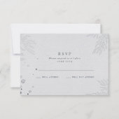 Elégant mariage plage RSVP (Devant)