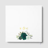 Élégant Mariage Rose  Emerald Green Boho (Verso)