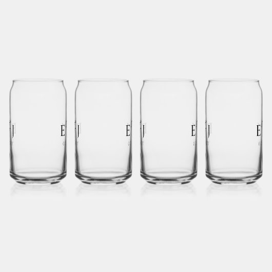 Élégant Mariage simple Monogramme (Droite)