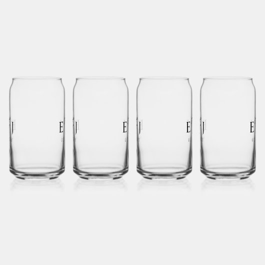 Élégant Mariage simple Monogramme (Gauche)