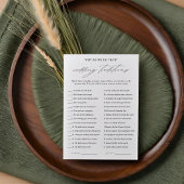 Elégant Mariage Traditions Fête des mariées Carte 