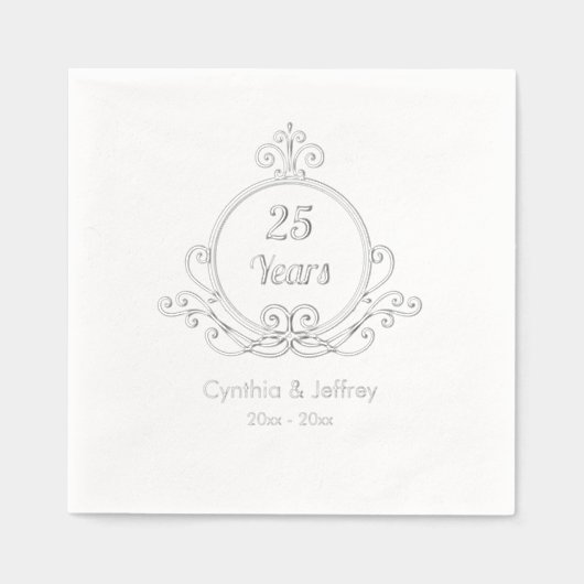 Élégant Mariage victorien 25 ans (Recto)