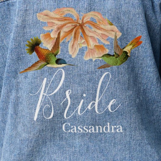 Élégant Mariage Vintage d'aquarelle de colibri