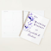 Élégant Mariage Violets (Devant avec enveloppe)