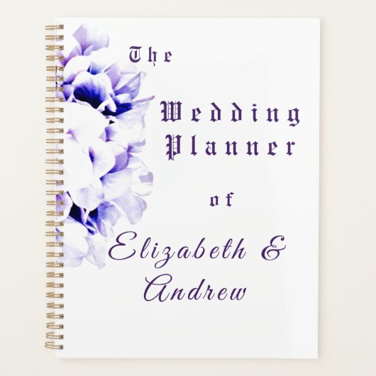 Élégant Mariage Violets (Devant)