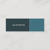 Elegant Marine Mini Visitekaartje (Achterkant)