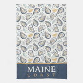 Elegant Marine Oysters Theedoek (Verticaal)