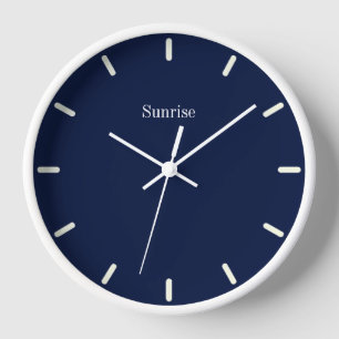 Elegant marineblauw en wit
