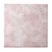 Elegant Marmer Blush Roze Tegeltje (Voorkant)