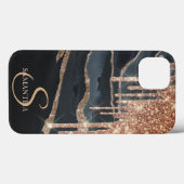 Elegant marmer Glitter Drives Case-Mate iPhone Case (Achterkant (horizontaal))