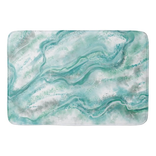 Elegant marmer Pattern Bathroom Rug Bath Mat (Voorkant)