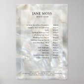 Elegant, Marmer, Salon, Prijslijst Poster (Voorkant)