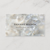Elegant, Marmer, Salon Visitekaartje (Voorkant)