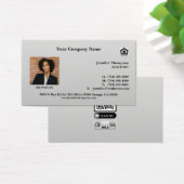 Elegant marmeren Visitekaartje met gouden glitter (Bureau)