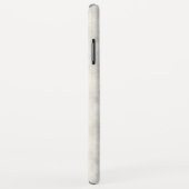 Elegant Marmeren Zwart-wit Initialen Monogram Case-Mate iPhone Case (Achterkant/rechts)