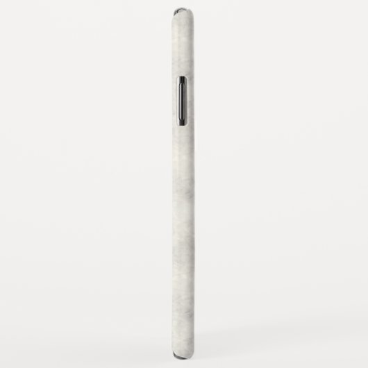Elegant Marmeren Zwart-wit Initialen Monogram Case-Mate iPhone Case (Achterkant/rechts)