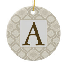 Elegant Marokkaans trellispatroon in neutrale tint