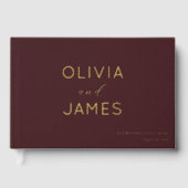 Elegant Maroon Calligraphy (Recto)