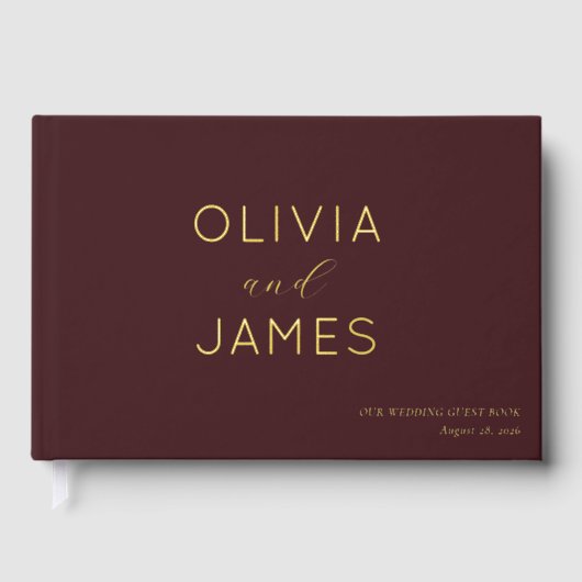 Elegant Maroon Calligraphy (Recto)