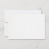 Elegant Marsala Typografie Waterverf Paper RSVP Kaartje (Achterkant)