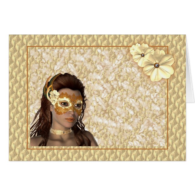 Elegant MaskLady (Voorkant Horizontaal)