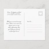 Elégant Mason Jar Moving Faire-part (Dos)