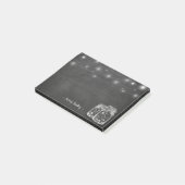 Elegant Mason Jar String Lights Chalkboard Post-it® Notes (Schuin)