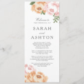 Elegant Mason Jar Trouwprogramma Programma (Voorkant)