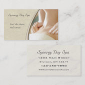 Elegant Massage Therapy Visitekaartje (Voorkant / Achterkant)