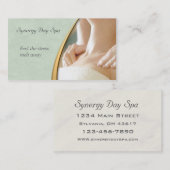 Elegant Massage Therapy Visitekaartje (Voorkant / Achterkant)