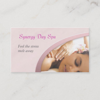 Elegant Massage Therapy Visitekaartje