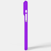 Elegant Massief Paars Case-Mate iPhone Case (Achterkant / Links)