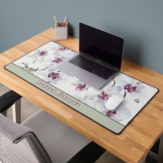 Elégant Mat de bureau orchidée (Bureau 2)