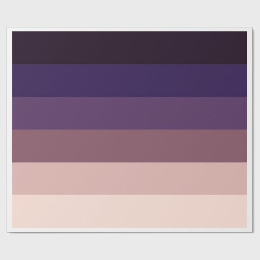 Elegant Mauve Gradient inpakpapier (Vlak)