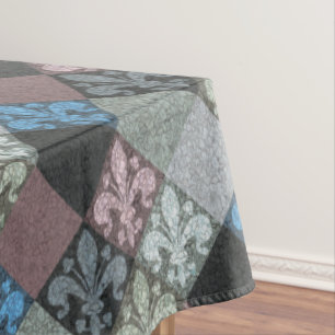 Elegant Medieval Fleur de Lys Pattern Tafelkleed
