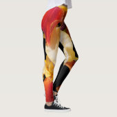 Elegant meerkleurig gekookt Iris Germanica Leggings (Rechts)