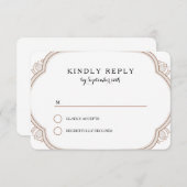 Elegant Mehndi rsvp (Devant / Derrière)