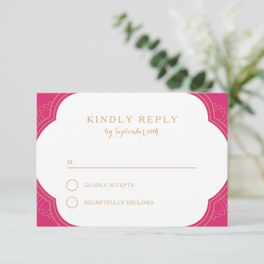 Elegant Mehndi rsvp (Debout devant)