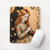 ~ Elegant  Meisje ~ Mousepad Muismat (Met muis)
