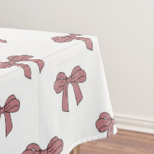 Elegant Meisjesachtig Roze Strik Patroon Lente Zom