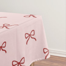 Elegant Meisjesachtig Roze Strik Patroon Lente Zom