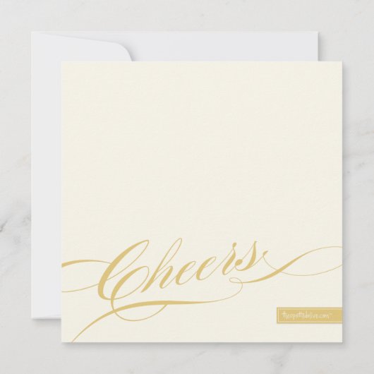 Elégant mélange et Mingle Holiday Party Invitation (Dos)