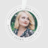 Elégant Memorial Chic Funeral Favoriser Photo Homm (devant)