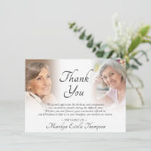 Élégant mémorial funéraire 3 Photos Merci (Debout devant)